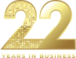 We are celebrating 20 years in business